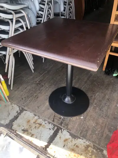 Solid wood bar tables - $140 per bar table, View more