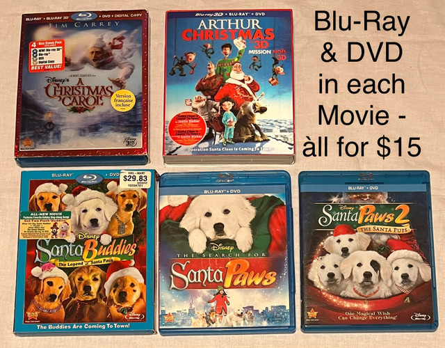 Kids Movies - Blu-Ray & DVD- Price in each picture | CDs, DVDs & Blu-ray |  St. Albert | Kijiji