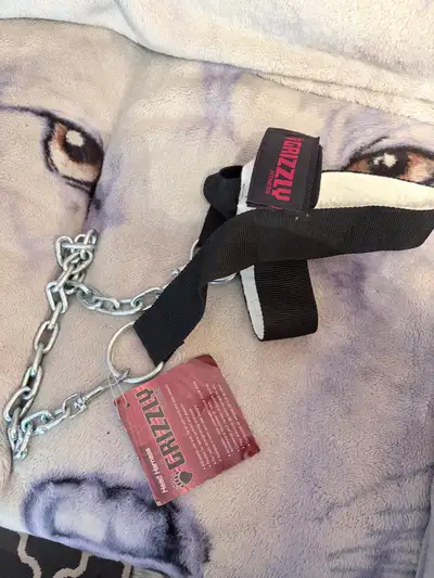 5 (five) NEW Grizzly Fitness head harness, View more