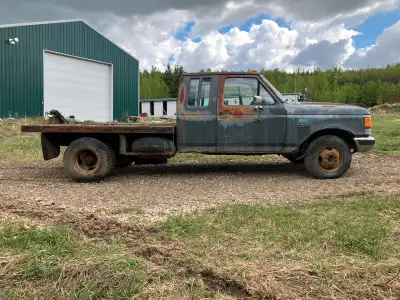 PRICE REDUCED!!! OBO. Truck was used mostly around the farm and to pull a stock trailer locally. Tra...
