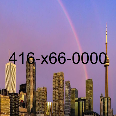 Prestige Toronto ViP easy Memorable 416 Numbers are available, View more