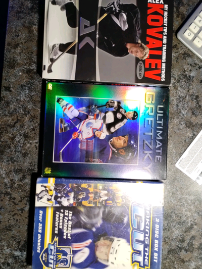 Set of hockey DVD's., View more