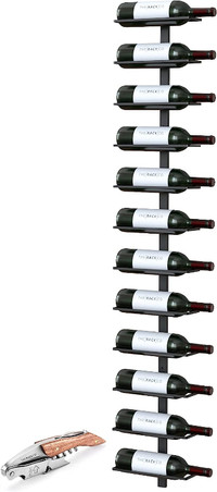 Wall Mount Wine Bottle Rack (12 Bottles)(#321)