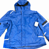 Athletic Works Hooded Full Zip Snowboard Jacket Coat Men’s L New