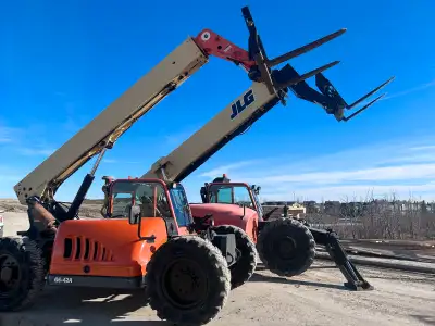 Hello, we have telehandlers , zoom booms for rent in the Calgary area. All telehandlers are JLG bran...