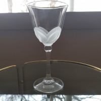 JG Durand crystal tulip wine glasses