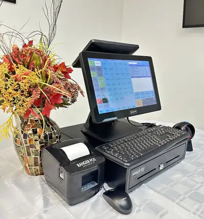 Save time and money with our all-in-one POS package, fully equipped for both hotel front desk and re...