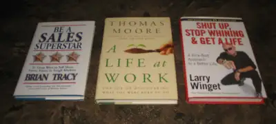 3 pre-owned hardcover self help books. Smoke free home, original owner. These books are in very good...