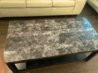 Free Faux Marble Top Coffea Table.