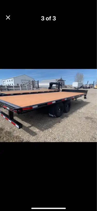 Brand new 2024, 20’ flat deck trailer . , View more