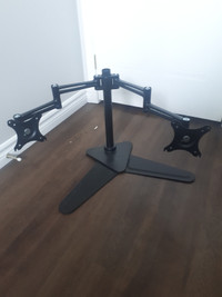 Double monitor stand
