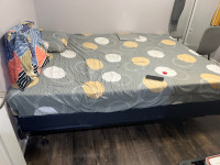 Queen size bed frame with bed box