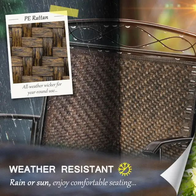 Outdoor Glider Chair,  Porch Glider, Patio Rocker for Deck with  in Patio & Garden Furniture in Markham / York Region - Image 5
