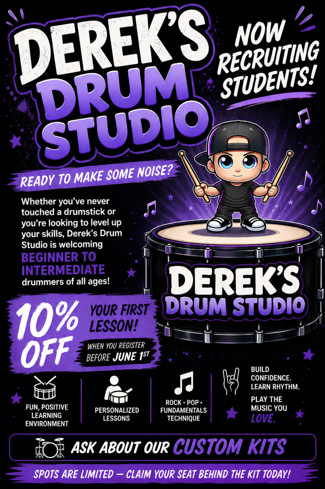 Drum Lessons for Beginners443342048189501440
