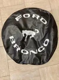 FORD BRONCO TIRE COVER AND BADGE EMBLEMS