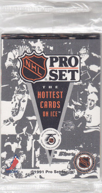 1991 Pro Set Hockey Promo Sealed Pack 6 Cards NHL Hockey