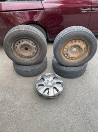 New Pirelli winter tires in steel rims. Odyssey