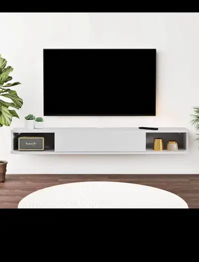Floating TV Shelf, 55'' Wall Mounted TV Cabinet, Floating Shelve, View more