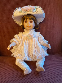 Emily porcelain doll the Hamilton collection