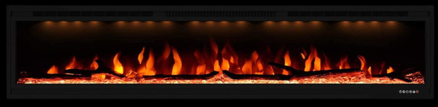 Valuxhome BI74 74 in. 750/1500W Recessed Electric Fireplace in Fireplace & Firewood in City of Toronto