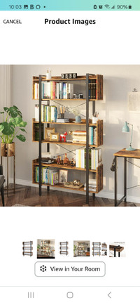 Assembled bookshelf for sale - brand new!