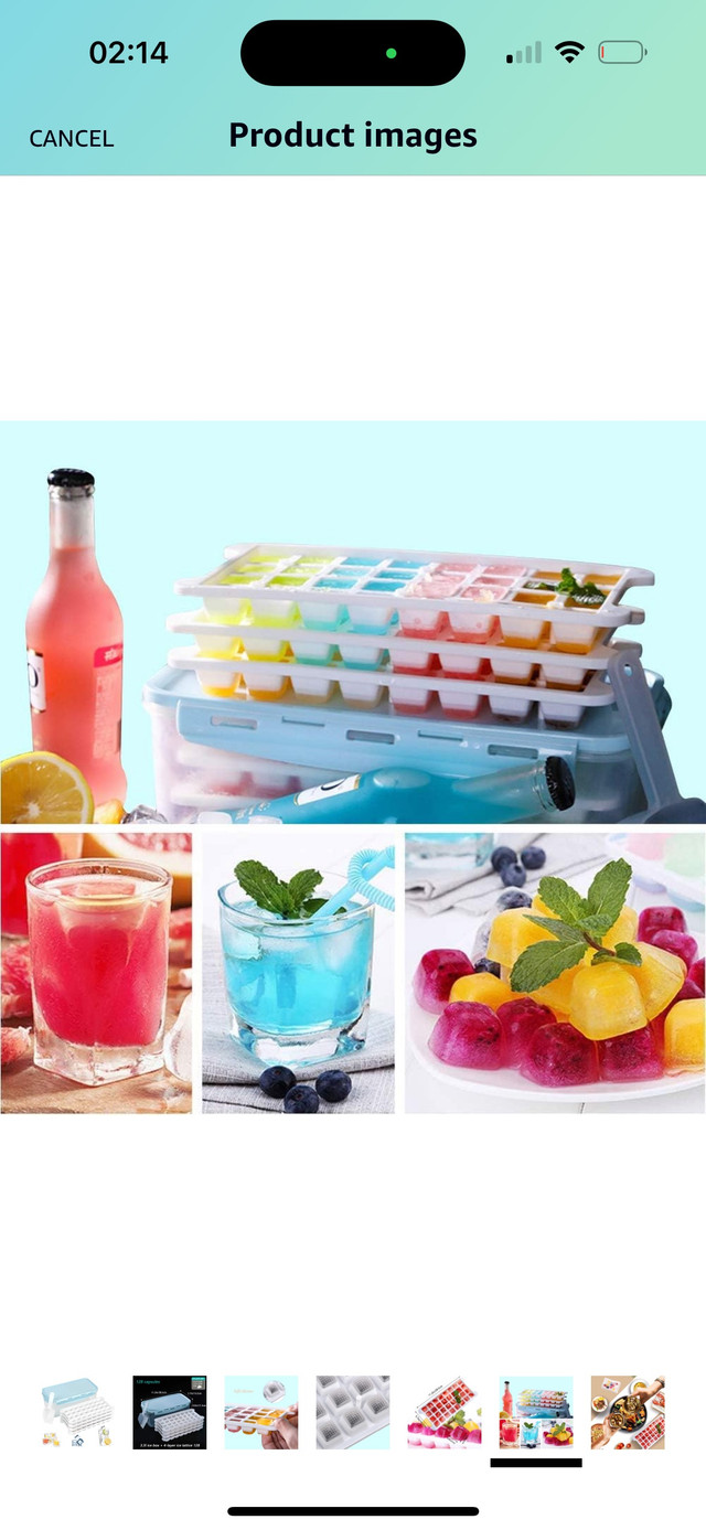 Ice Cube Trays with Locking Lid in Kitchen & Dining Wares in Regina
