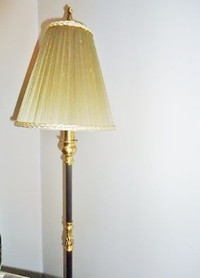 2 Matching Bombay Lamps - Brass & Silver  - Like New