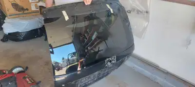 The gate is broken. But the window is on it. So you take the entire gate with the window. Pick up on...