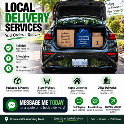 Local Pickup & Delivery Service – Ottawa, View more