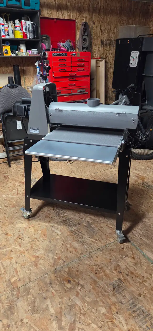 SuperMax 25-50 Drum Sander - Mint - Wixey DRO in Power Tools in Calgary - Image 6