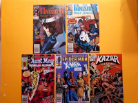 5 1980s Marvel Comics: Spider-Man, Punisher, Ka-Zar