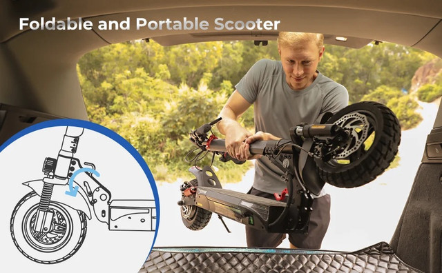 Ontario: The Zeus Mate 1000W Scooter on Sale! Finance! in eBike in Vancouver - Image 3