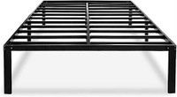 HAAGEEP Black (FULL Size) Bed Frame 14" Metal Platform - (NEW)