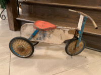 Awesome Antique Child's Motorcycle Toy!