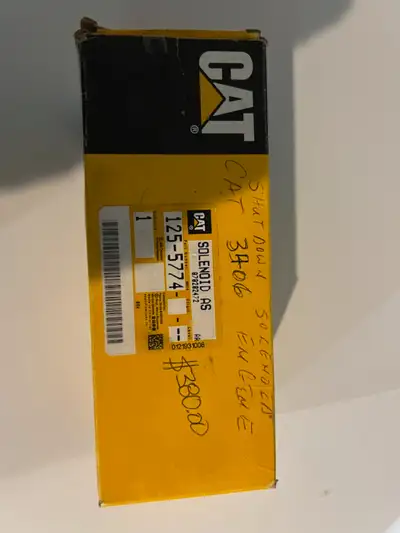 Brand New Fuel Shutdown Solenoid Fits 24 Volt Powered Caterpillar 3406, 3408 engines Asking $ 75 Sen...