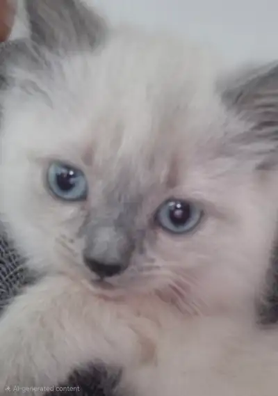 ADORABLE Fluffy Lilac Siamese little girl available NOW, View more