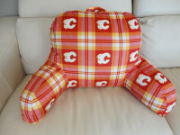 Brand New Authentic NHL Calgary Flames Backrest Reading Pillow
