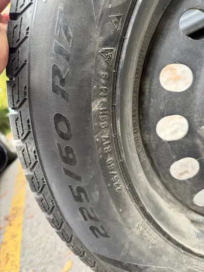 These Pirelli 225/60 R17 winter tires offer reliable traction and safety for your vehicle during the...