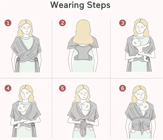 baby sling/wrap carrier62863267399041123