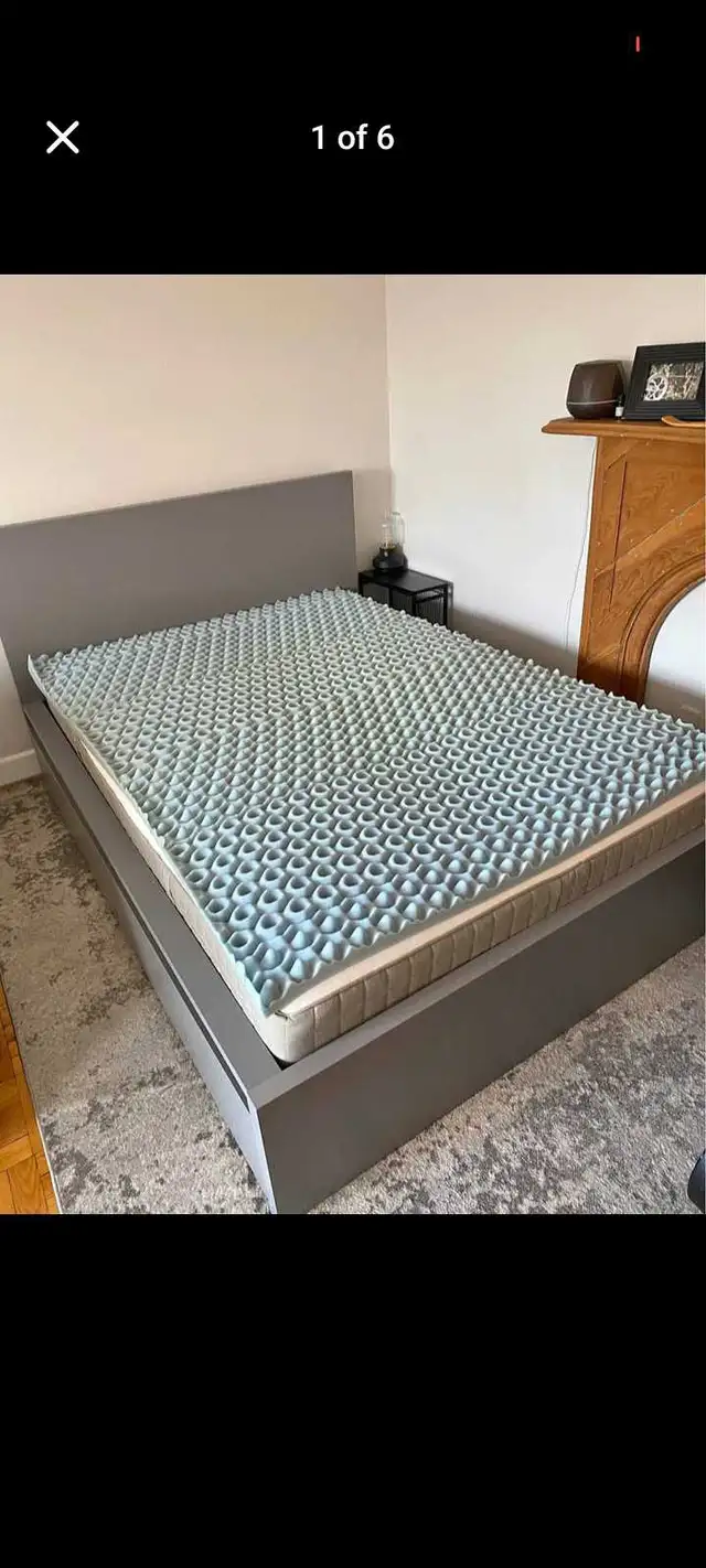 full size bed and mattress for sale in Beds & Mattresses in Oshawa / Durham Region - Image 2