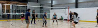 Indoor volleyball players welcome