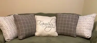 5 New Couch Pillows, View more