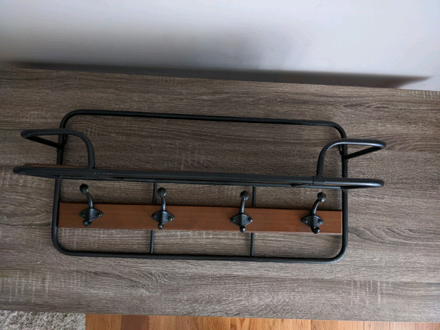 Decorative Shelf With Clothing Hooks in Home Décor & Accents in Kingston - Image 4
