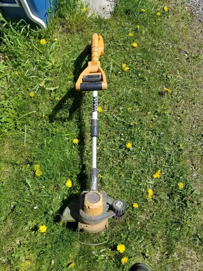 18v WORKS trimmer. 1 battery 1 charger