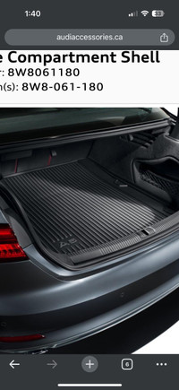 Looking for a trunk Matt for a 2018 Audi A5/ S5 sportback 