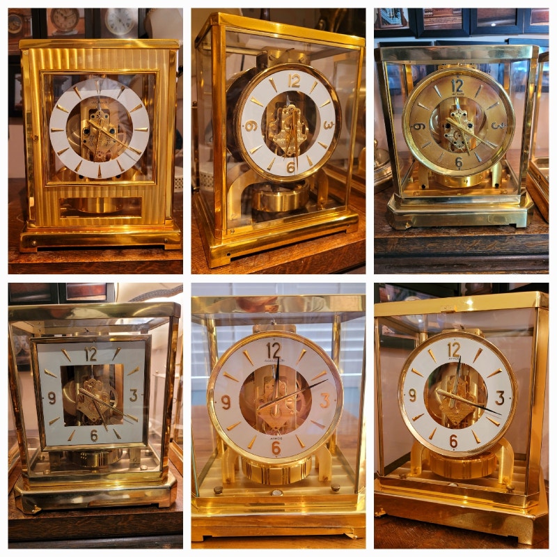 Vintage Jaeger LeCoultre ATMOS CLOCKS for sale or to purchase. Arts