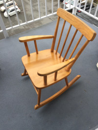 Vintage Toddler/Child Classic Maple? Wood Rocking Chair