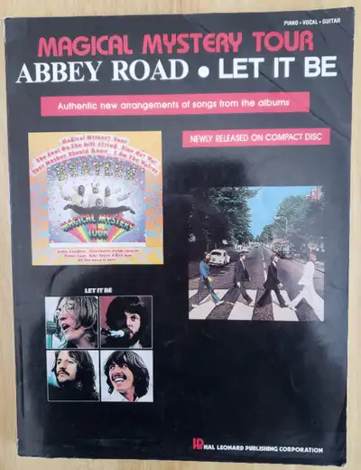BEATLES - PIANO / VOCAL / GUITAR - PRINTED MUSIC TO 3 ALBUMS, View more