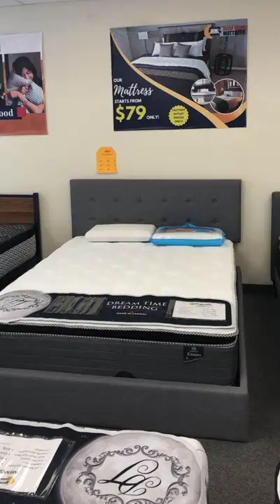 CALL OR TEXT NOW: (**647-495-9167**) (WhatsApp) ️ BRAND NEW BEDFRAME, MATTRESS & BOX SPRING SETS – A...