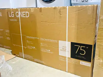 75 Inch LG QNED QNED80 4K Smart TV - OPEN BOX, View more